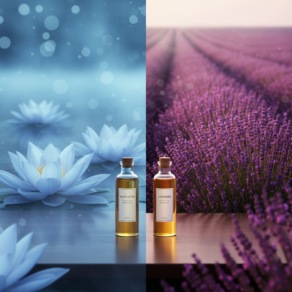 Blue Lotus Oil vs Lavender: Which Calming Essential Oil Should You Choose?
